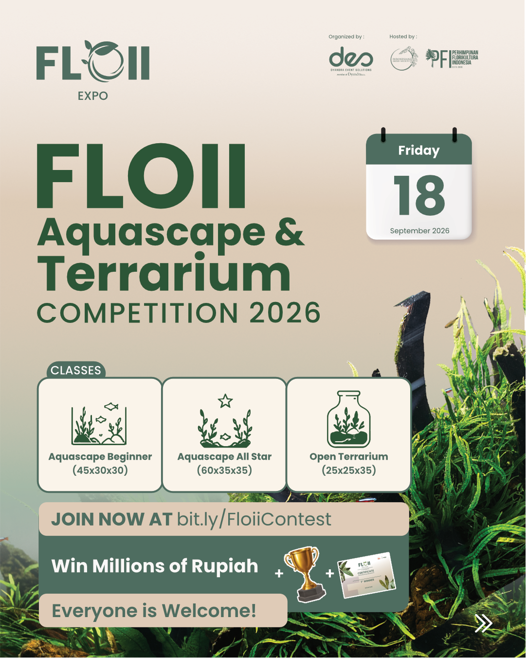 AQUASCAPE & TERRARIUM COMPETITION